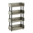thumbnail image 2 of Furinno Turn-N-Tube 4-Tier Freestanding Multipurposes Display Rack, French Oak/Black, 2 of 6