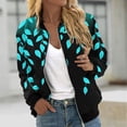 thumbnail image 7 of Neewe Womens Zip Up Sweatshirts Jackets Long Sleeve Casual Loose Outwear with Pockets, 7 of 7