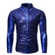 thumbnail image 1 of Camisa estampada de manga larga para hombre: blusa informal estampada, material de poliéster, tallas reales, S-XL, 1 of 6