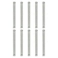 thumbnail image 1 of Uxcell 10 Pack Ressort de Compression, 3mm OD, Taille de Fil 0.4mm, Longueur Libre 40mm, Construction en Acier à Ressort Ressorts de Compression Mécanique pour Réparations en Magasin et à Domicile, Ton Argenté, 1 of 6