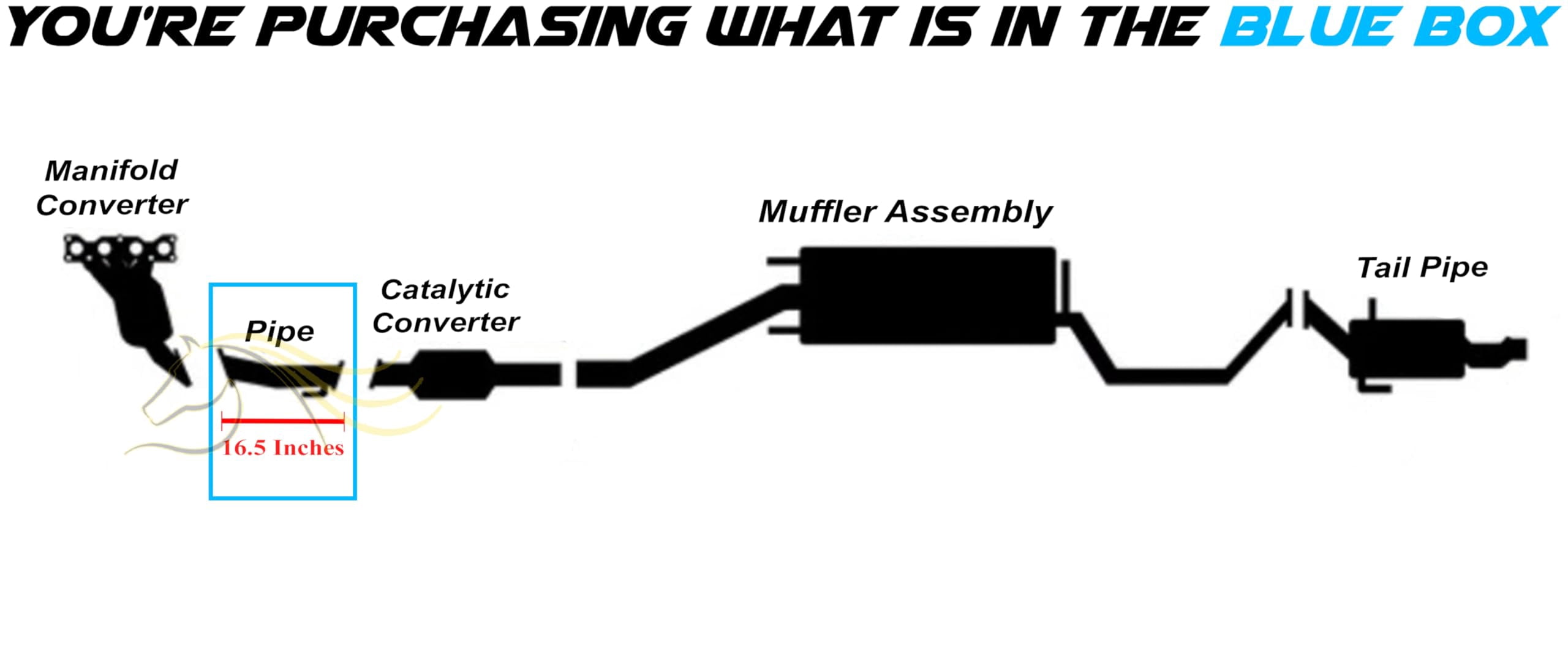 Northeastern Exhaust Stainless Steel Front Flex Pipe Compatible with 2013–2018 Hyundai Santa Fe Sport 2.4L | Includes Free Gaskets | Direct-Fit Replacement
