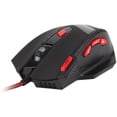 thumbnail image 3 of Souris de Jeu, Souris de Jeu Optique Laser, Souris de Jeu Optique 9200dpi Pc Gamer avec Dpi Réglable, 8 Poids Pcs., Éclairage Led, 8 Boutons, Usb Câblé, Grand, Droitier, 3 of 7