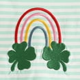 thumbnail image 6 of TOWED22 Toddler Baby Girl Summer Outfits Ruffle Short Sleeve Floral Print Tops Daisy Shorts Cute 2Pcs Toddler Baby Clothes(Green,18-24 M), 6 of 9