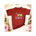 thumbnail image 2 of Camiseta La Mamá Más Bonita Día De Las Madres, regalo del Día de la Madre de la hija, camiseta para mamá Color Shedron Talla Extra Grande Marca Emil SaEs, 2 of 4