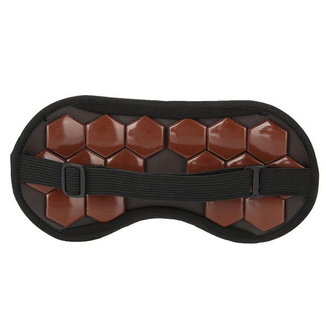 Máscara de ojos de germanio con piedra de jade natural, magnetoterapia, antifaz para dormir, cuidado de la salud, germanita
