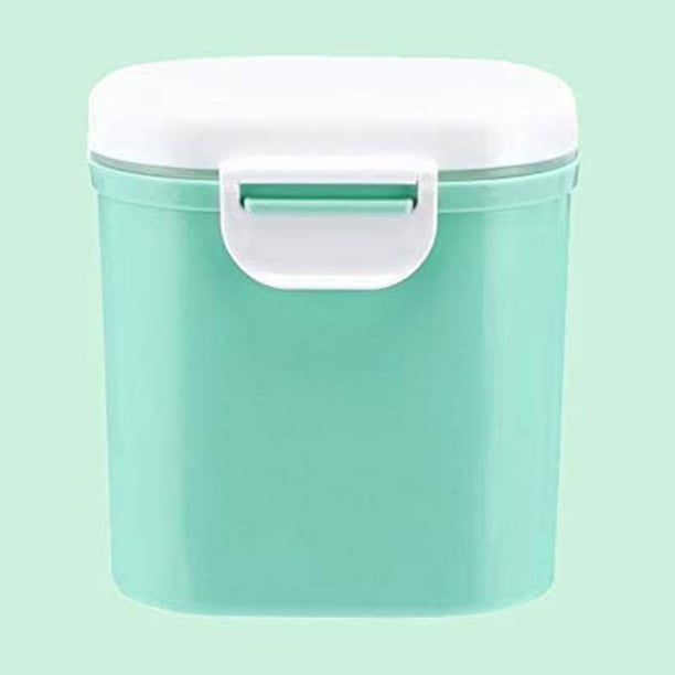 Xihbxyly Caja Multifuncional para Leche En Polvo, Contenedor Portátil, Diseño Hermético, Dispensador Preciso de Leche En Polvo, Ayuda para La Alimentación Del Bebé, Almacenamiento de Refrigerios y Al