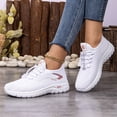 thumbnail image 2 of Wide Toe Box Shoes Women Extra Wide Width Sneakers Air Cushion Road Running Shoes Ultra Light Tennis Gym Workout Training Shoes Breathable Walking Shoes with Arch Support, 41, 2 of 5