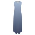 thumbnail image 5 of SMihono Robe Maxi Bohème d'Été pour Femmes Grande Taille Robe Longue Imprimée Sans Manches Col Rond Robe de Plage, 5 of 5