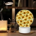 thumbnail image 6 of Naloa Sunflowers Acrylic LED Night Light Custom LED Lights Personalized Nightlight Customized Gifts for Family Couples Friends, 6 of 9