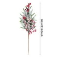 thumbnail image 3 of Artificial Berry Stems for Christmas Decor, Red Berry Picks with Pinecones and Pine Sprays for Vase Fillers, DIY Wreath Making, Christmas Tree Ornaments, and Holiday Floral Arrangements, 3 of 7
