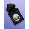 thumbnail image 3 of Grey Alien Head Hoodie Men -Image by Shutterstock, Male Medium, 3 of 4
