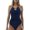 j-Navy501135, variant on Women One-Piece Swimsuits Casual Solid Color Halter Neck Bathing Suit Ladies Sexy Backless Swimsuits Summer Beach Pool Comfortable Soft Breathable Swimwear,,S