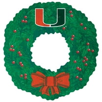 Miami Hurricanes 16'' Team Wreath Sign
