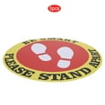 thumbnail image 3 of Safety Distance Sticker,5pcs / Bag Distance Warning Floor Sticker Floor Sticker Finest Materials, 3 of 9
