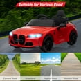 thumbnail image 4 of Eastvita 12V Electric Kids Car M4, Remote, Suspension, Bluetooth, MP3, Double Door, LED, Red, 4 of 8