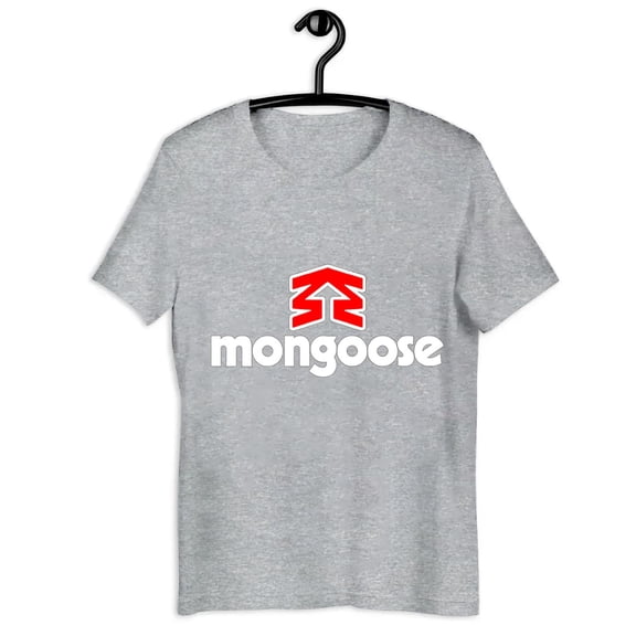 Mongoose Bikes Bicycle Men's Black T-Shirt Size S to 5XL