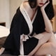 thumbnail image 3 of Batas para mujer, pijamas holgados informales estampados para el hogar, pijamas para mujer, 3 of 8