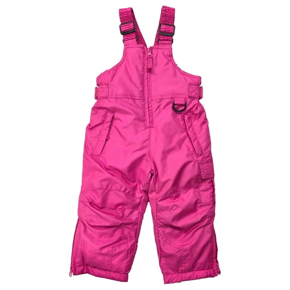 Infant & Toddler Girls Hot Pink Snow Pants Ski Bibs Outerwear Overalls 18M