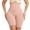 Pink, variant on Women's High Waisted Shaper Butt Lifting Shapewear Tummy Control Mid Thigh Elastic Waist Spandex Bridal Body Shaper Black 4X-Large