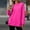 Hot Pink, variant on VISALY Pullover Crewneck Sweatshirt for Womens Plus Size Sweatshirts Casual Pullover Long Sleeve Shirts Soft Comfy Loose Fit Top Tunic Sweatshirts Lightweight Sweatshirt Black L