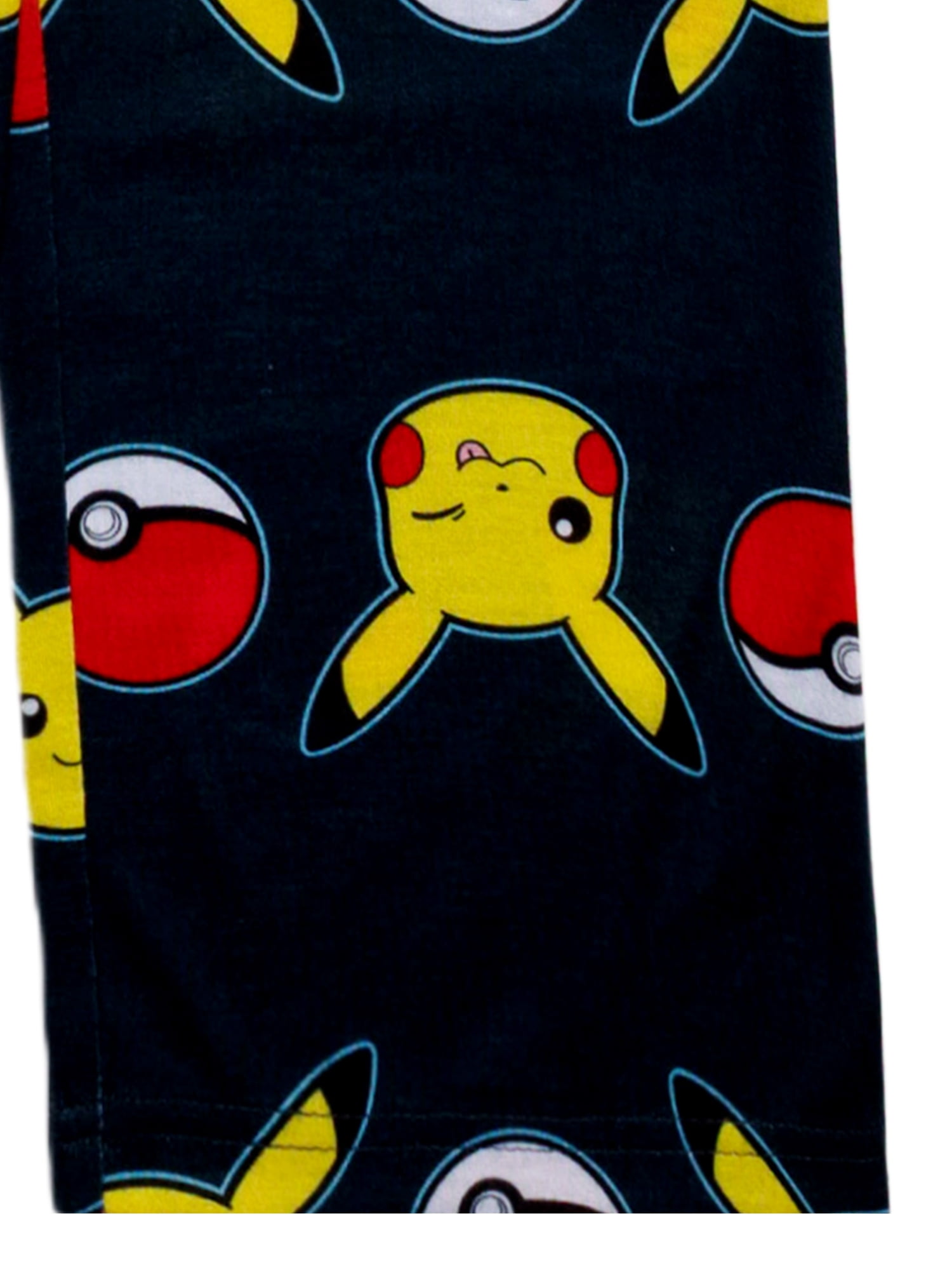 Pokemon Boys 2-Piece Short Sleeve Top and Pant Pajama Set, Sizes 4-12