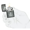 thumbnail image 6 of Zippo Skull Anchor Emblem Design Black Matte Pocket Lighter, 6 of 7