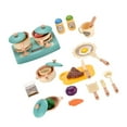 thumbnail image 1 of Ensemble de Jouets de Cuisine de Simulation Jouets de Cuisson Aliments Jeu d'Imitation Rôle Jeu d'Imitation Jouet pour Filles Enfants, 1 of 9