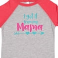 thumbnail image 4 of Inktastic I Got It from My Mama, Mom, Mother, Arrow, Hearts Boys or Girls Toddler T-Shirt, 4 of 5