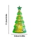 thumbnail image 2 of Adornos navideños Mini árbol de Navidad de cristal luminoso Adorno de escritorio Regalo navideño para niños Luces decorativas, 2 of 6