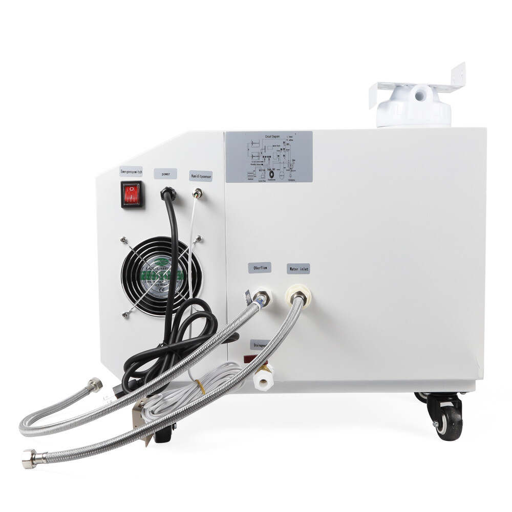 300W 110V Cool Fog Maker Machine Ultrasonic Humidifier Commercial Industrial Continuous for Agriculture