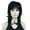 # 1 Black, variant on Lydell Long Shaggy Layered wig, Natural Straight Wavy Shags Wig, Soft Syhthetic Hair,