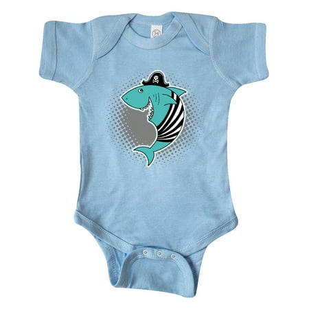 

Inktastic Shark Pirate Funny Gift Baby Boy or Baby Girl Bodysuit