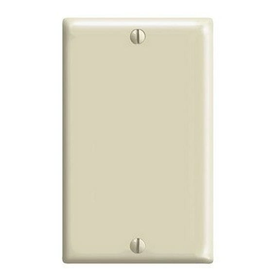 Leviton 1 gang Ivory Nylon Blank Wall Plate Cover 1 pk Pack of 25