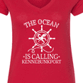 thumbnail image 4 of Inktastic Kennebunkport Maine Women's V-Neck T-Shirt, 4 of 5