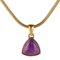 thumbnail image 2 of Collares para Mujer Oro 18k con Piedra de Nacimiento, LuckyLy Acero Inoxidable Baño Oro 18k, Cadena y Dije – Joyería ideal como Regalos para Mujer Cumpleaños y Regalos para Mamá violeta oscuro Octubre, 2 of 7