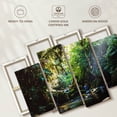 thumbnail image 6 of Elephant Stock Forest In Panama Wall Art - Horizontal Multi Panel Canvas - Living Room Wall Decor - Nature Multi Panel - Black And Green Decor - 36" x 22", 6 of 8