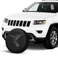 thumbnail image 2 of KAKALAD Hummingbird Flying Line Spare Tire Cover Universal Vehicle Accessories Buckle Car Tools 15”in, 2 of 6
