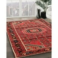 thumbnail image 2 of Ahgly Company Indoor Round Traditional Rust Pink Persian Area Rugs, 4' Round, 2 of 6