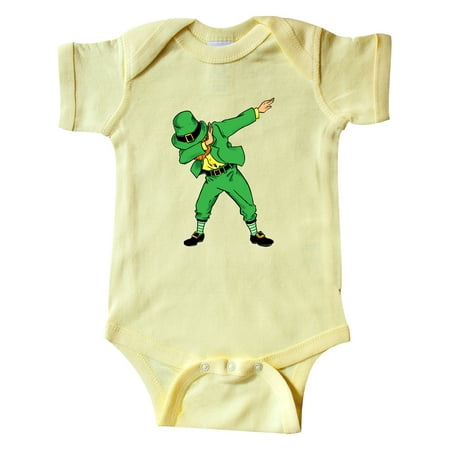 

Inktastic St. Patrick s Day Dabbing Leprechaun Gift Baby Boy or Baby Girl Bodysuit