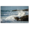 thumbnail image 1 of Picture-Tiles.com: Waves Ceramic Tile Wall Mural WAL501151-53S. 21.25"W x 12.75"H using (15) 4.25" x 4.25" Ceramic Tiles-Satin Finish, 1 of 3