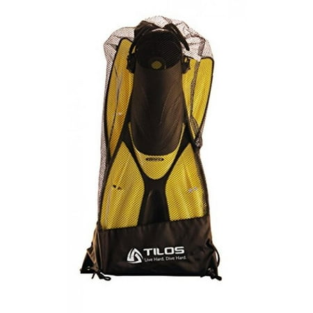 Tilos Getaway Snorkeling Fins Open Heel Fins (Yellow,