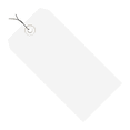 thumbnail image 4 of Colored Tags Pre-Wired White 5 1/4" X 2 5/8" (1000 Per/Case), 4 of 4