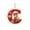 C, variant on AZXY Christmas Letter Ornament,A Monogram Initial Alphabet Acrylic Christmas Tree Ornament with Reindeer,Personalized Custom Xmas Hanging Decor for Christmas Tree,Indoor Home Christmas Decor