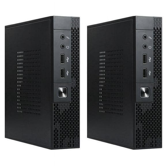 2X ITX Computer Case TX02 Mini Desktop Industrial Control HTPC