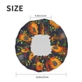 thumbnail image 4 of KLL Sunflowers Pattern Shower Cap & Bath Cap for Women,Reversible Oversized Waterproof Shower Caps for all Hair Lengths,Elastic Reusable Bathing Hair Cap, 4 of 6