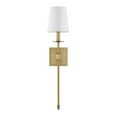 thumbnail image 3 of Savoy House Monroe 5" 1-Light Transitional Metal Sconce in Warm Brass, 3 of 7