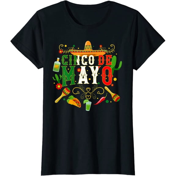 Fiesta Cinco De Mayo T Shirts Taco T-shirt T-Shirt