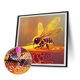 thumbnail image 2 of Cuadros Decorativos 5D bricolaje ronda completa taladro diamante pintura abeja Kit arte decoración del hogar (A6628) Wdftyju  de costura negro 4 estilos, 2 of 9
