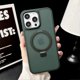 thumbnail image 2 of KAIYANG Funda para iPhone 16 Pro Max compatible con MagSafe Skin-Touch TPU+PC Kickstand Phone Cover - Army Gr, 2 of 5