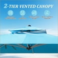 thumbnail image 3 of Patio Umbrella | 9ft Cantilever Tilt for Outdoor Patio, UPF 50+ Protection, Base Not Included | Aluminium | Square, 3 of 9